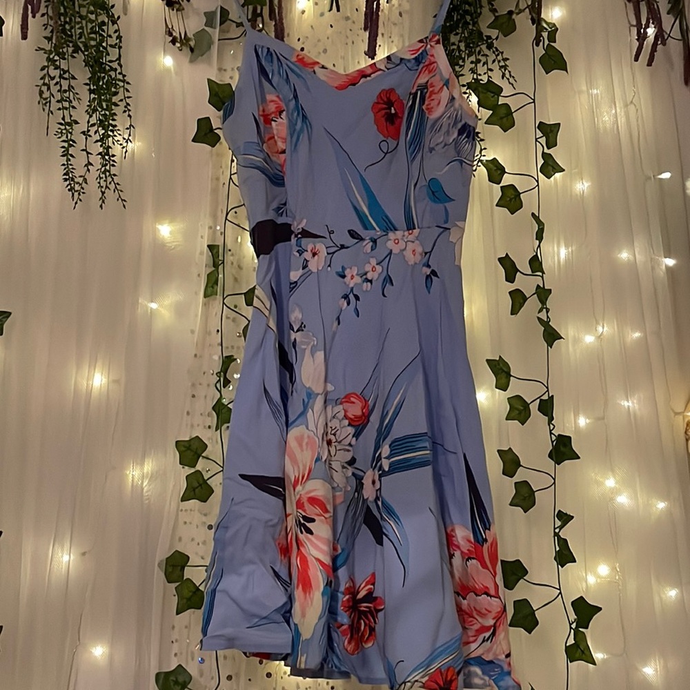 old navy floral print dress size-small